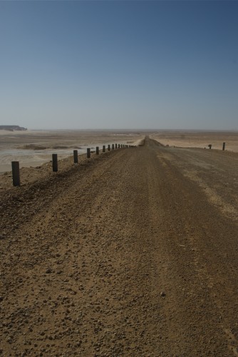 La route dans le Black Desert, Egypte (2009)
