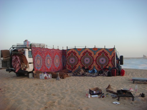 Campement dans le White Desert, Egypte (2009)
