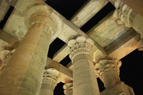 Colonnes du Temple de Kôm Ombo @ Kôm Ombo - Egypte