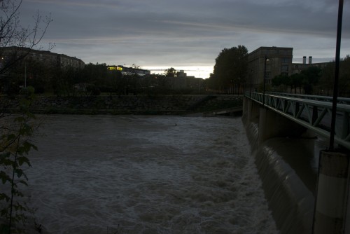 Le Lez en crue @ Montpellier, France (2011)