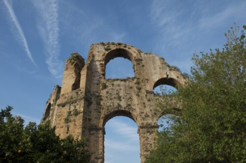 Aqueduc d'Aspendos, Turquie (14 avril 2013)